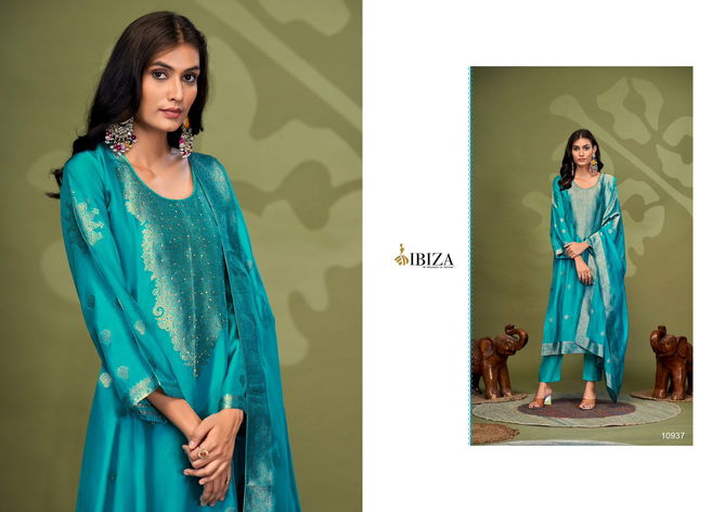 Shazain By Ibiza Handwork Banglory Silk Salwar Kameez Wholesale Market In Surat